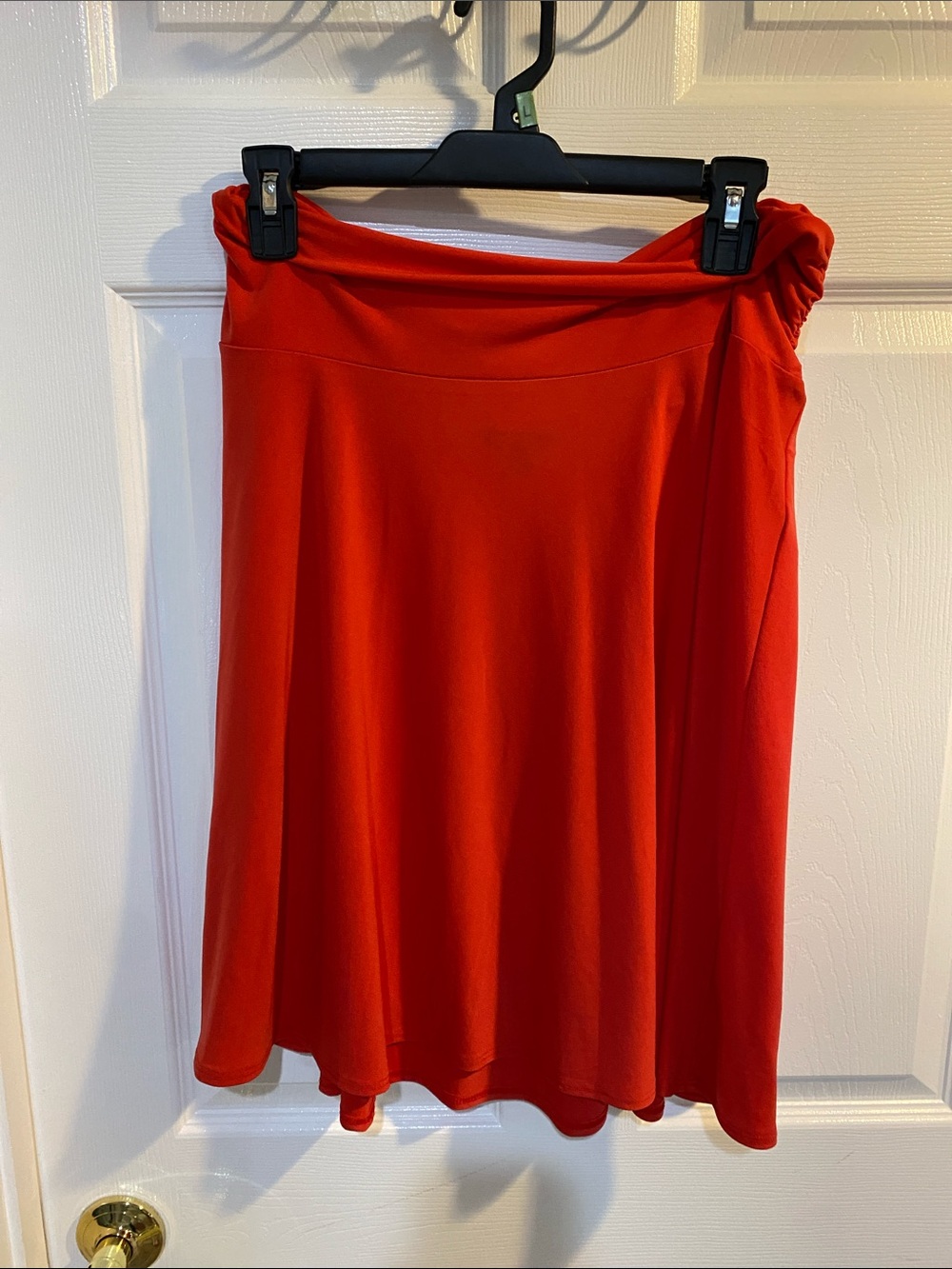 George Bright Red Circle Skirt